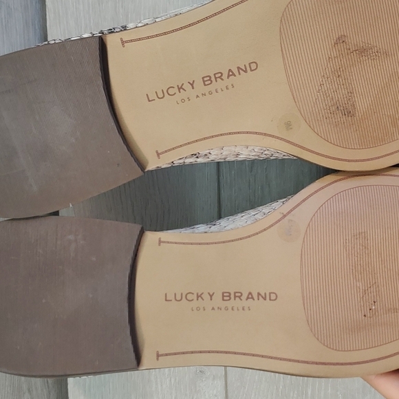 NEW Lucky Brand Womens Haylia Animal print Ankle boots shoes sz 9M - Picture 12 of 14